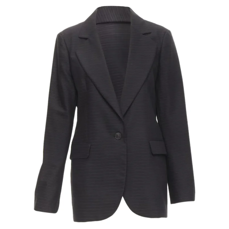 Casual Dresses Online Christian Dior wool silk horizontal pinstripe blazer jacket