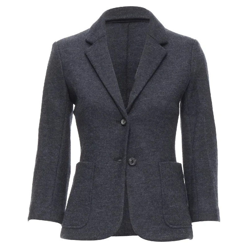 Women’s Fashion Hats The Row Haven Virgin Wool Sleeve Short Blazer