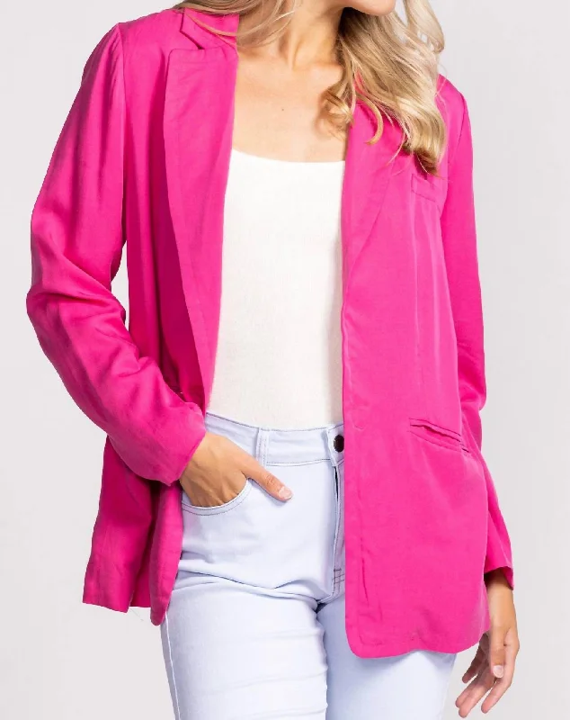 Women’s Rain Gear Veronica Blazer In Fuchsia