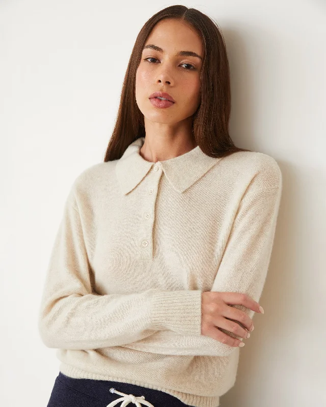 Cashmere Polo Sweater