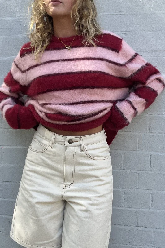 Cherie Oversized Knit Cherry