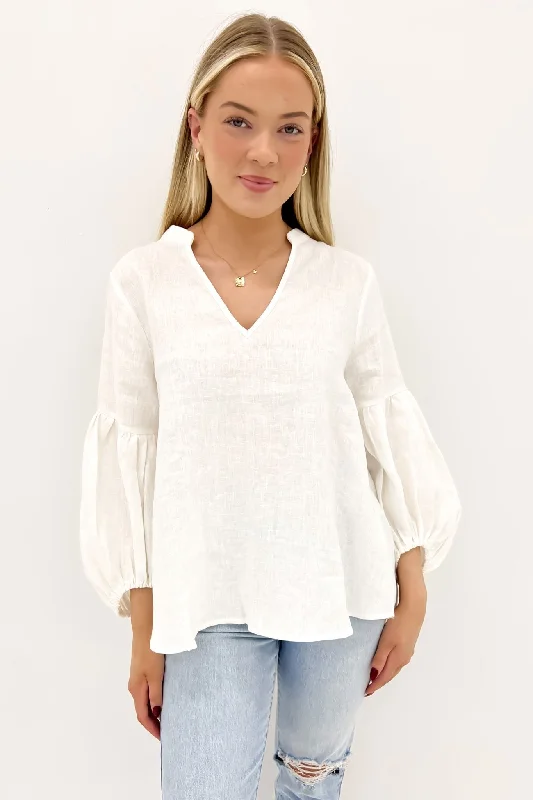 Madison Top White