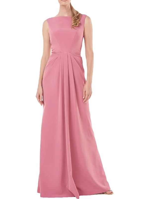 Sansa Womens Sleeveless Maxi Evening Dress