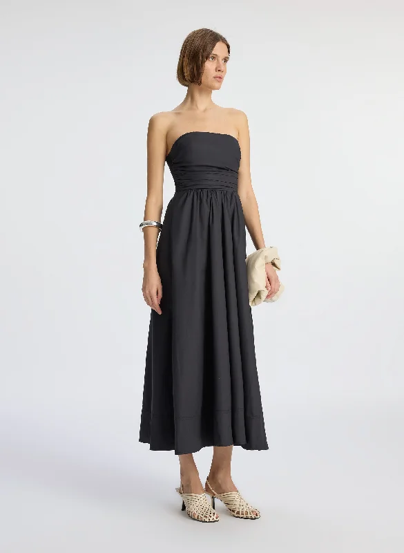 Tate Strapless Midi Dress