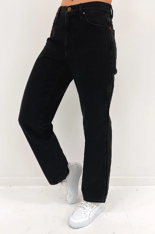 Mid Rise Vintage Straight Jean Backstage Black