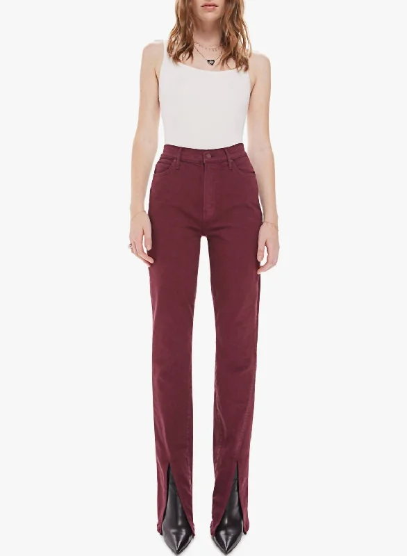 Rascal Slice Up Jean In Burgundy