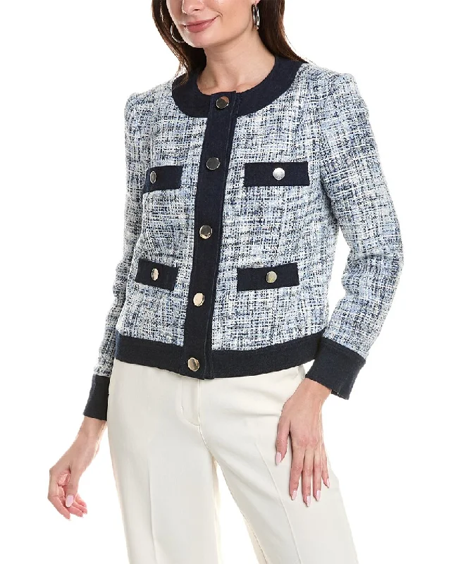 Anne Klein Button Front Jacket